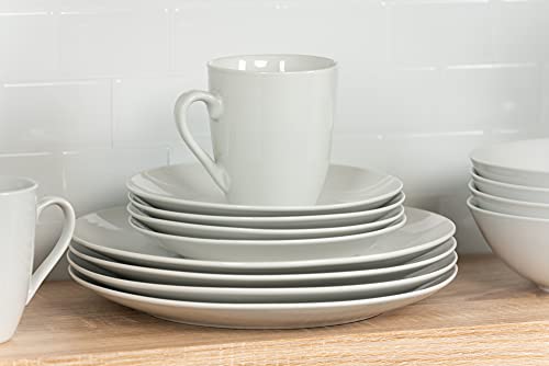 16 Piece Dinnerware Set, White