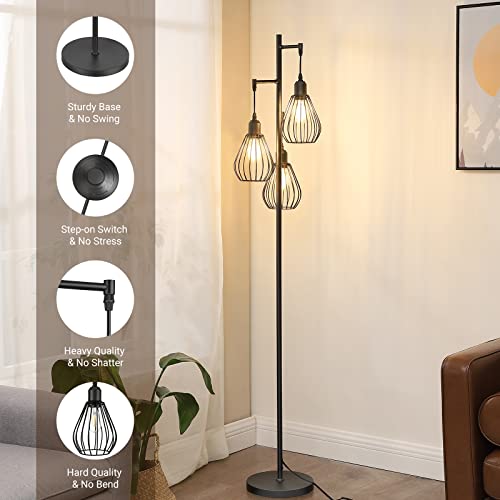 Standing Lamp w/ 3 Adjustable Heads