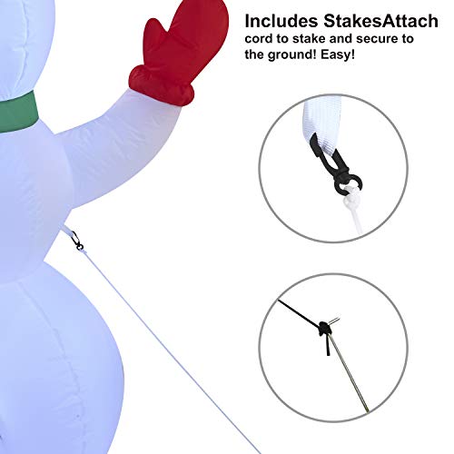 5 FT Christmas Inflatable Snowman Decoration