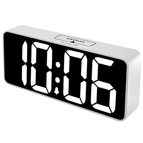 Large Digital Alarm Clock for Visually Impaired - 8.9 Inches Adjustable Alarm Volume