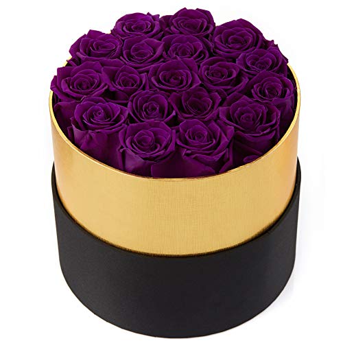 Handmade Preserved Real Roses in a Box That Last a Year Gift for Valentines Day