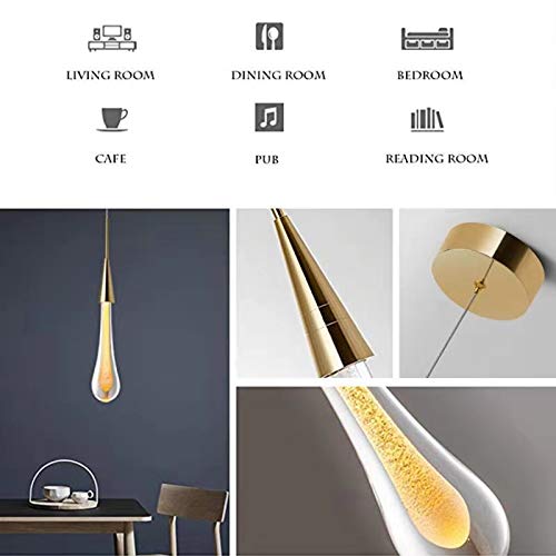 Crystal Teardrop  Pendant Light Fixtures,