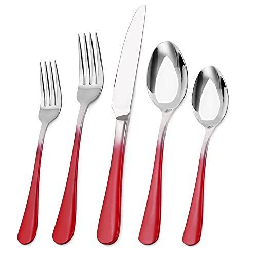 20-Piece Stainless Steel Flatware Set  Service for 4, Mirror Polished, Dishwasher Safe