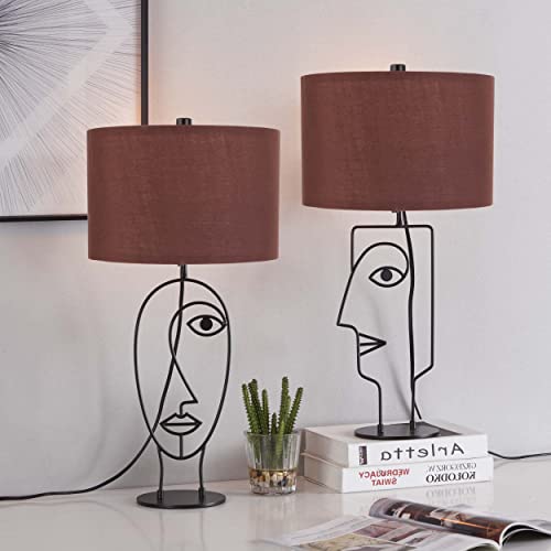 Table Lamps for Living Room Set of 2