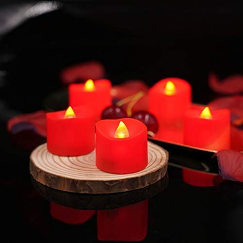 Pack of 24 LED Flameless Tea Lights w/ Batteries