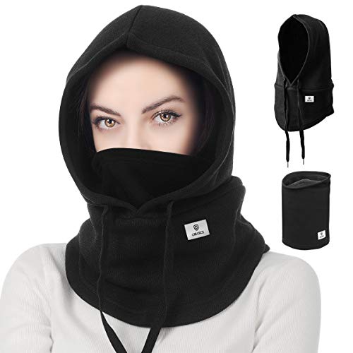 Balaclava Hood Scarf+Neck Warmer Suit for Men &  Women