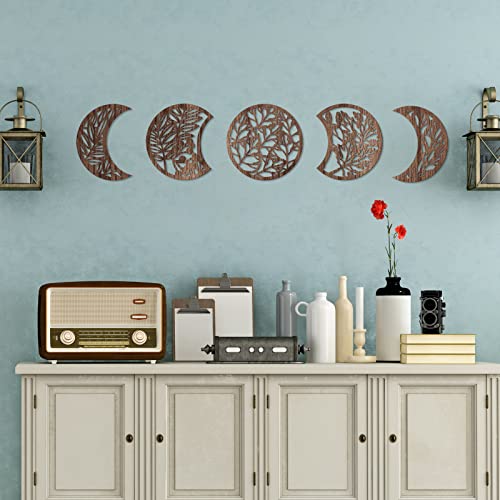 5 Pieces Moon Phases Decoration