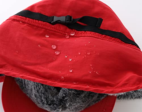 Unisex Winter Hat w/ Brim & Warm Earflaps