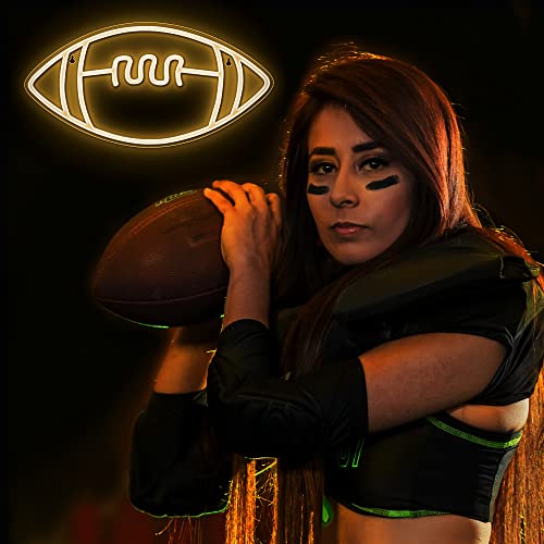 Football Neon Sign - Neon Light for Wall Decor