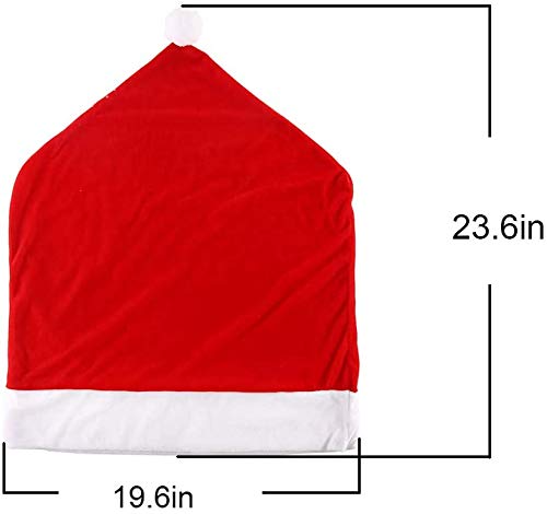 Santa Claus Hat  Christmas Chair Covers