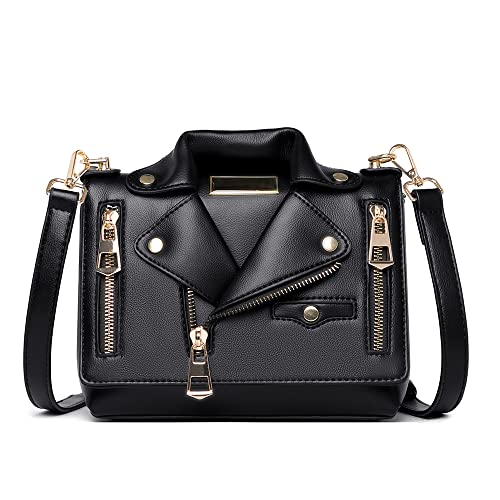 Women Leather Satchel Chain Strap Shoulder Bag Le