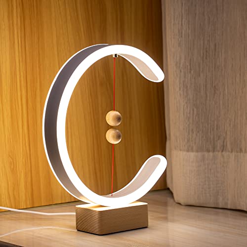 Modern LED Desk Lamp Smart Magnetic Suspension Balance Light