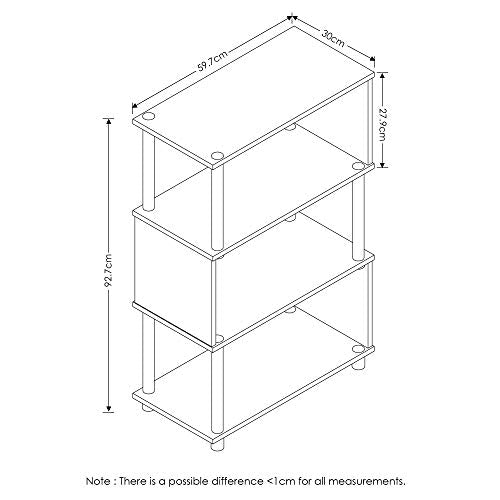 4-Tier Flexi Rack, Espresso