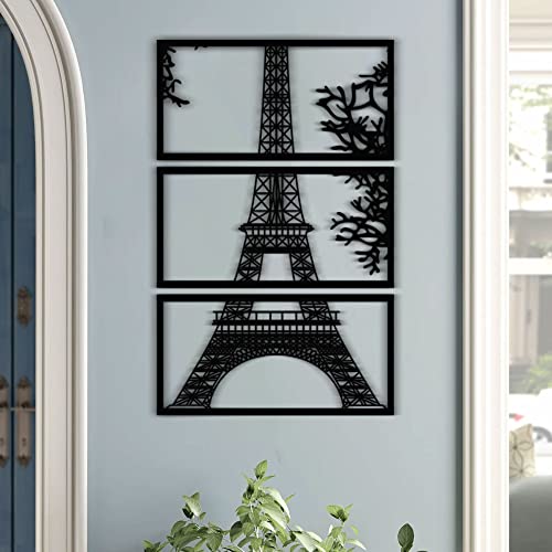 Wooden Eiffel Minimalist Wall Art Decoration