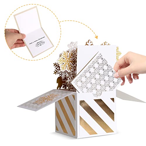 3D Pop Up Christmas Gift Cards