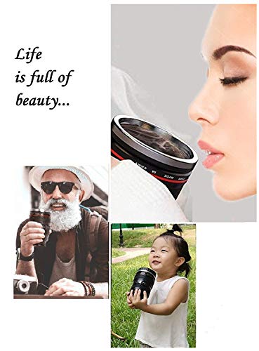 Stainless Steel Camera Lens Coffee Mug/Cup