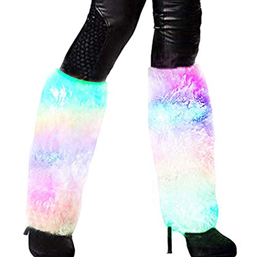 LED Flashing Furry Arm Leg Warmer