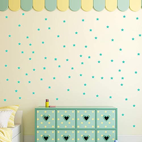 100 Pcs Glow in The Dark Luminous Stars Fluorescent Noctilucent Plastic Wall Stickers