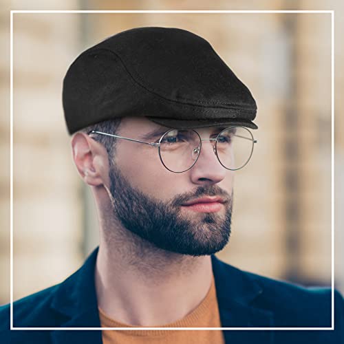 4 Pieces Men's Flat Cap Ivy Newsboy Hat