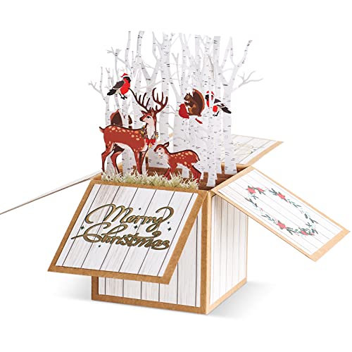 3D Pop Up Christmas Gift Cards