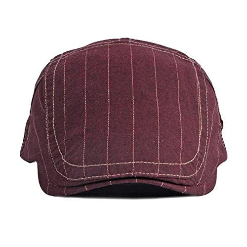 Mens Newsboy Hat Adjustable Breathable