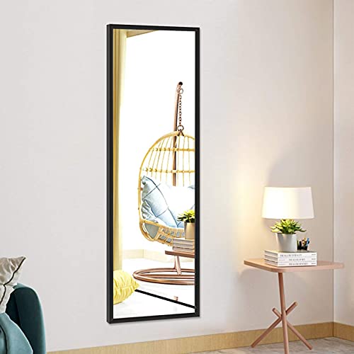 2 Packs 14x48 Inch Wall Mirrors Full Length, Black