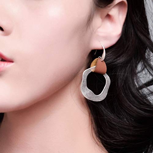 Geometric Dangle Drop Earrings for Women