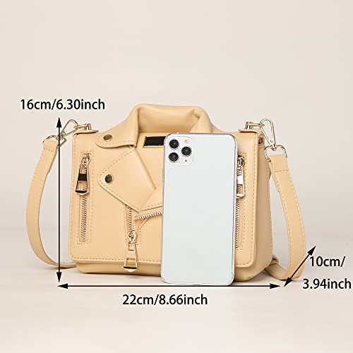 Women Leather Satchel Chain Strap Shoulder Bag Le