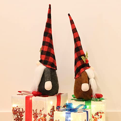 2 Pack Christmas Gnomes Decoration