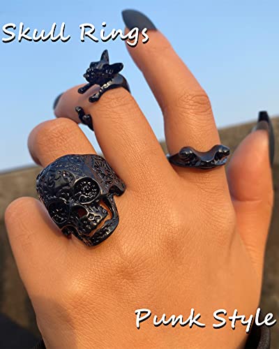 20-30Pcs Gothic Vintage Rings Set for Men/Women