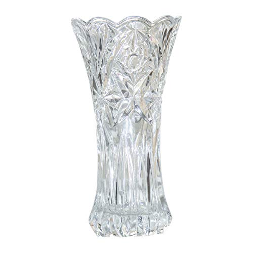 Large Flower Vase Tulips Pattern Glass Thickening for Home Decoration