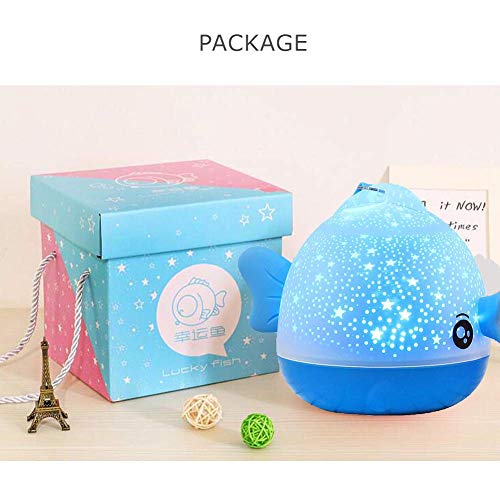 Remote Control & Timer Design Seabed Starry Sky Rotating LED Star Projector