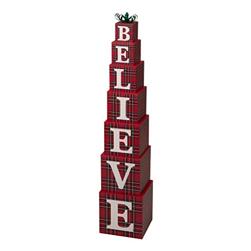 Wooden Double-Sided Wording Christmas & Fall Decorations