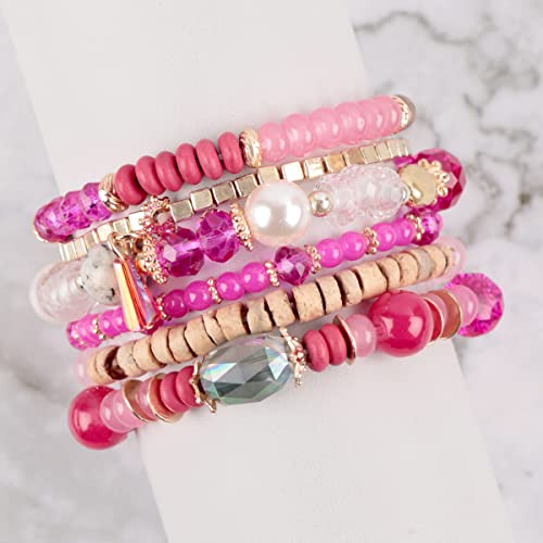 Bead Multi Layer Versatile Statement Bracelets for Women