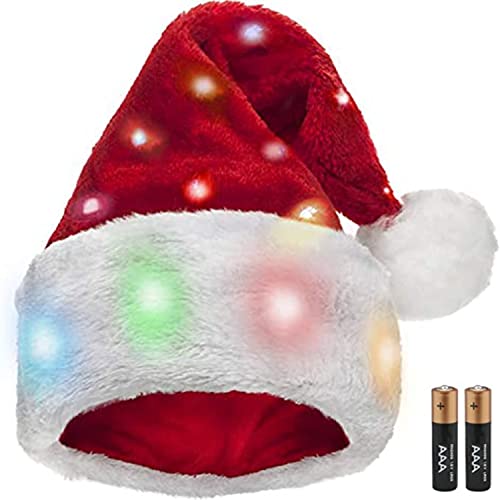 Novelty Plush Santa Hat - for Kids/ Adults