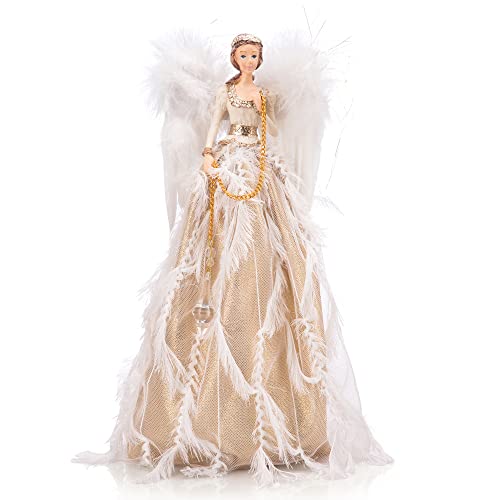 11.8 inch Pre-Lit Luxury Angel Figurines