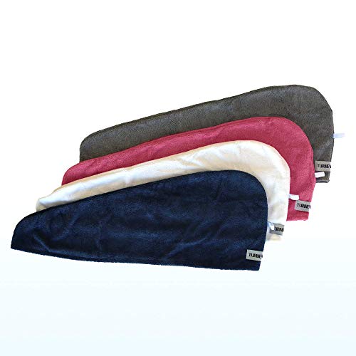 4 Pack Twist Microfiber Hair Towel Wrap for Women & Men