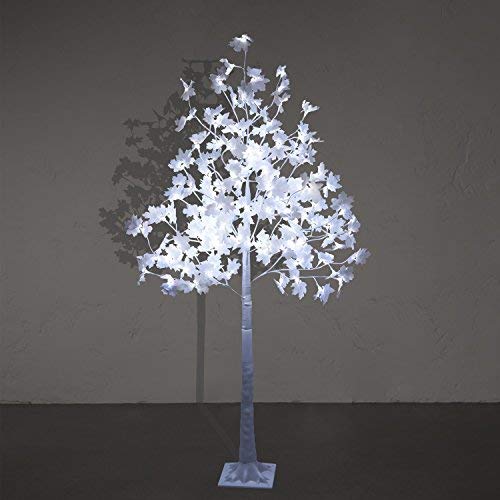 Artificial Lighted Maple Tree Warm White Fall Decorations