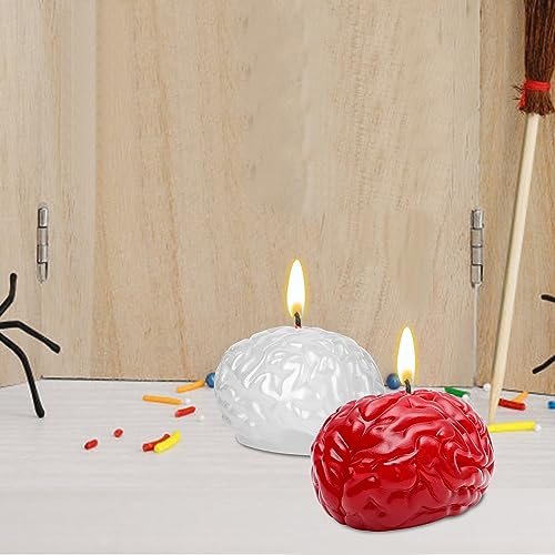 Halloween Candle, Skull Bleeding Candle Gothic Decorations for Home Table Farmhouse