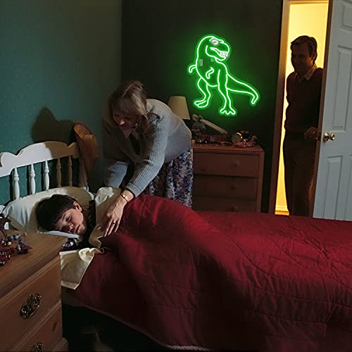 Dinosaur Wall Art LED Neon Signs 16''x 11'' for Wall Decoration