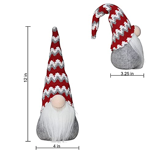 Set of 3 Christmas Gnomes Plush Decorations