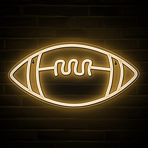 Football Neon Sign - Neon Light for Wall Decor