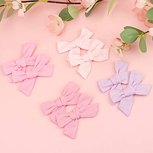 24 PCS Baby Girls Hair Bows Clips 4.5 inch Alligator Clips - One Size