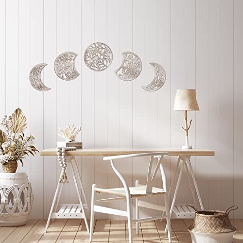 5 Pieces Moon Phases Decoration