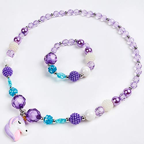 3 Sets Girl Princess Necklace & Bracelet