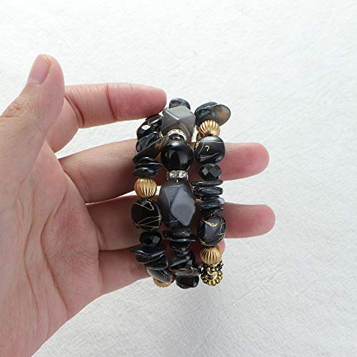 6Sets Bohemian Bead Bracelets for Women Multilayer