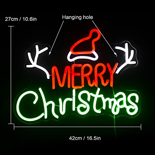 Merry Christmas Neon LED Signs Decoration