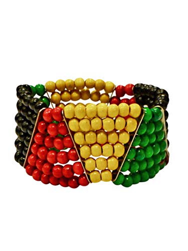 Jamaican Bracelet Multicolor Beaded Rasta For Men/Women