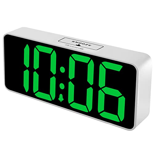 Large Digital Alarm Clock for Visually Impaired - 8.9 Inches Adjustable Alarm Volume