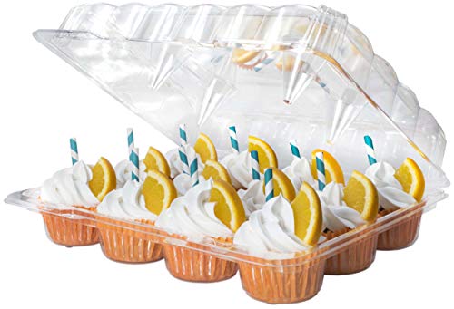 12 Cavity Cupcake Container To Carry Cupcakes (Pack of 12)